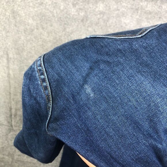 Madewell 10" High-Rise Skinny Dark Wash Blue Denim Jeans Style G7391 Size 26 - Picture 11 of 11